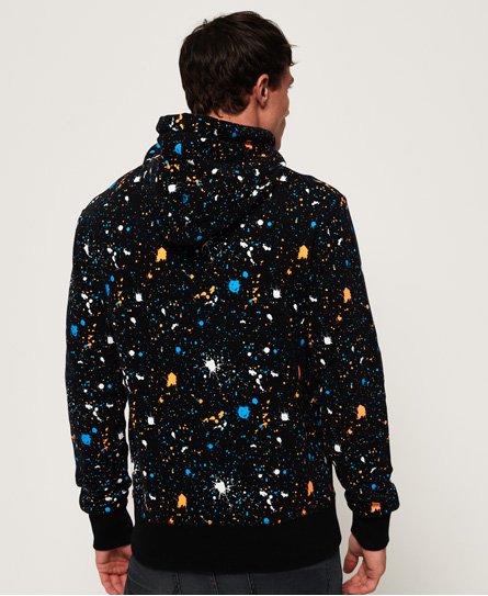 superdry paint splatter hoodie