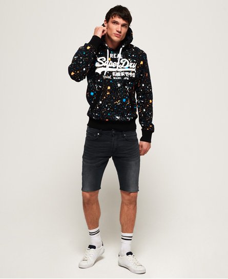 hoodie splatter vintage logo Heren Hoodies  Hoodie  Logo Superdry Vintage voor Splatter