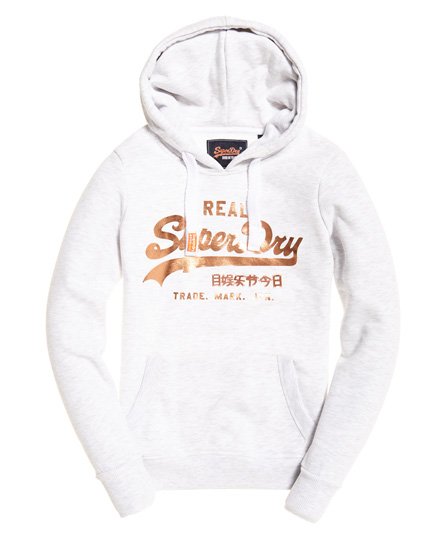 hoodie vintage logo metalwork Vintage Metalwork  Women's Hoodies Logo Superdry Hoodie