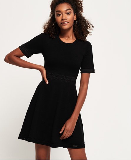 Superdry Riley Fit & Flare Knitted Dress Riley Fit & Flare Knitted Dress