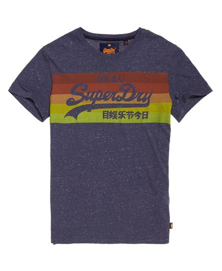 Superdry Vintage Logo Cali Stripe T-Shirt Vintage Logo Cali Stripe T-Shirt