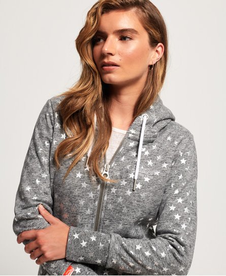 Superdry Orange Label All Over Print Hoodie Orange Label All Over Print Hoodie