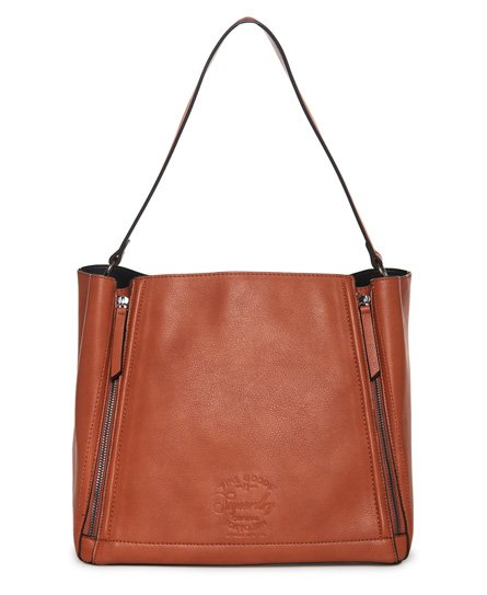 superdry tan tote bag