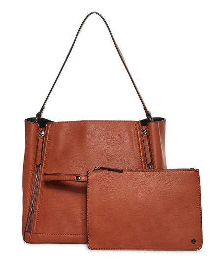 superdry tan tote bag