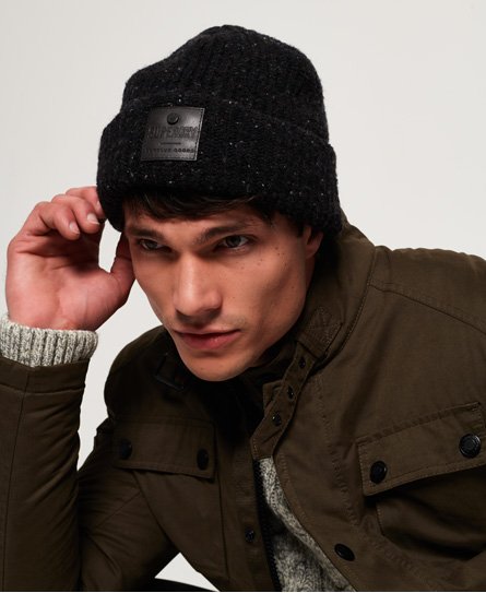 Superdry Surplus Goods Tweed Beanie Surplus Goods Tweed Beanie