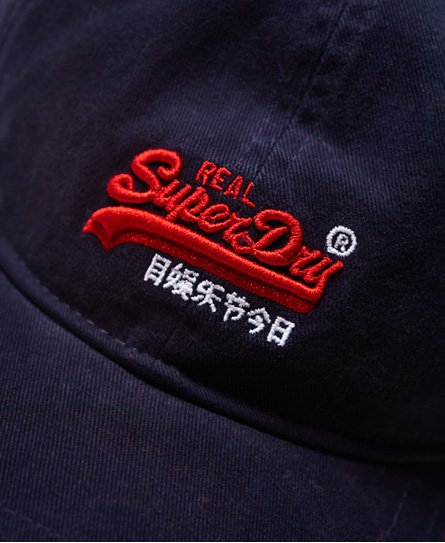 SuperDry Orange Label Twill Cap Heren Pet Marine voor €10 Aanbiedingen