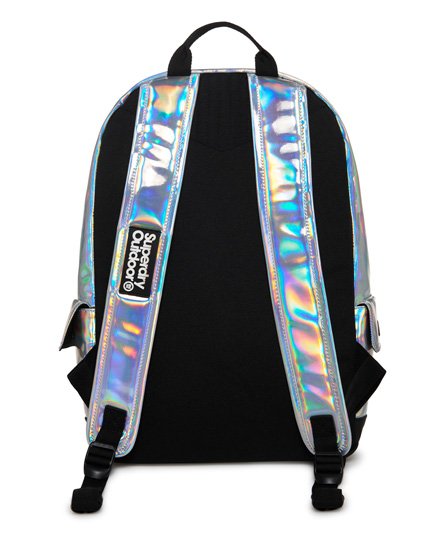 Women s Iridescent Montana Rucksack in Silver Superdry UK