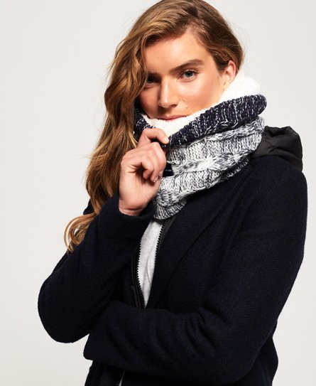 Superdry Clarrie Cable Knit Snood Clarrie Cable Knit Snood