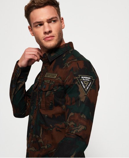 superdry military storm shirt