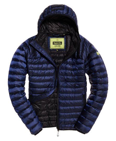 Superdry clarendon store down hooded jacket