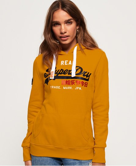 Superdry Vintage Logo Bonded Satin Hoodie Vintage Logo Bonded Satin Hoodie108456
