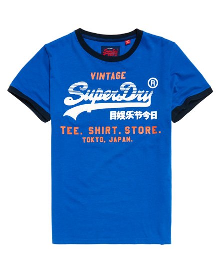 Superdry T-shirt Shirt Shop Retro Ringer T-shirt Shirt Shop Retro Ringer