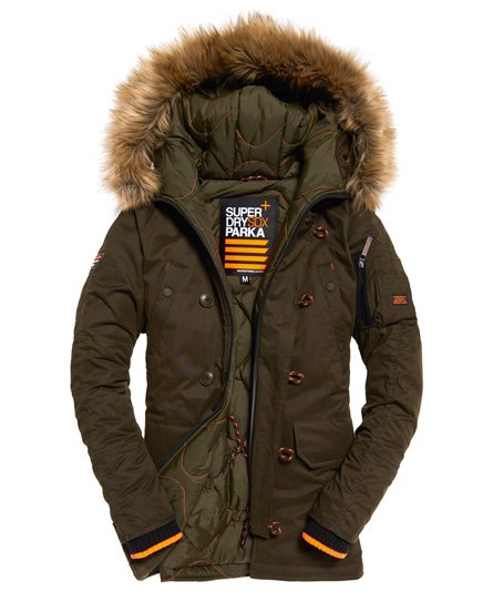 Buy Superdry Olive Green Parka Jacket - Jackets for Men 1162497