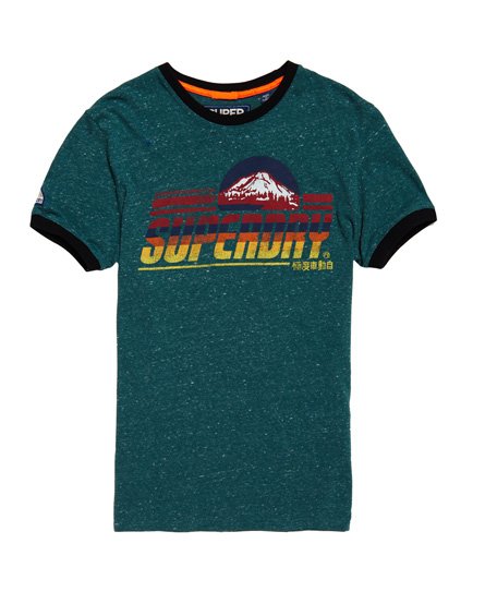 Superdry Mountain Trial Ringer-T-skjorte Mountain Trial Ringer-T-skjorte