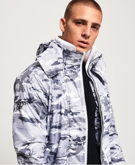 Superdry Arctic Hooded Print Pop Zip SD-Windcheater-jakke Arctic Hooded Print Pop Zip SD-Windcheater-jakke79476