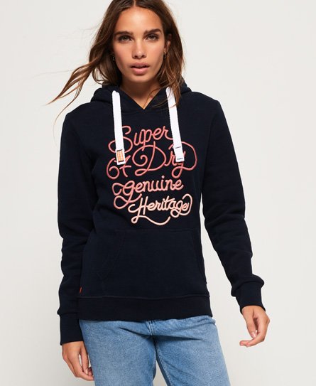 Superdry 67 Genuine Fade Embroidery Hoodie 67 Genuine Fade Embroidery Hoodie