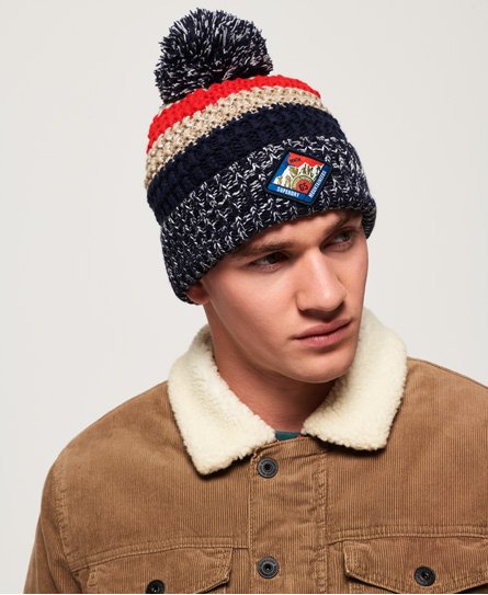 Superdry Summit beanie met strepen Summit beanie met strepen80252