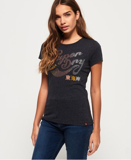 Superdry Classic Rhinestone T-Shirt Classic Rhinestone T-Shirt