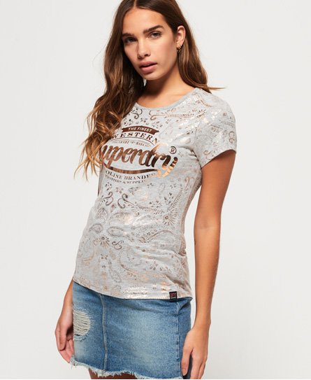 Superdry Gasoline Foil All Over Print T-Shirt Gasoline Foil All Over Print T-Shirt