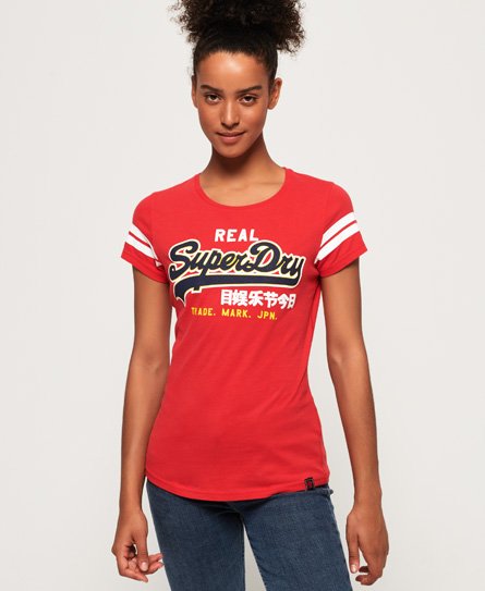 Superdry Vintage Logo Mock Applique T-Shirt Vintage Logo Mock Applique T-Shirt