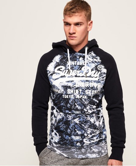 Superdry Sweat Shirt Shop Camo Raglan hoodie Sweat Shirt Shop Camo Raglan hoodie