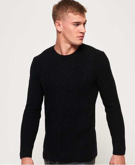 Superdry Premium Tuno Cable Crew Jumper Premium Tuno Cable Crew Jumper