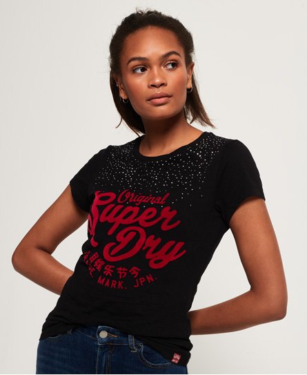 Superdry Embellished Night T-Shirt Embellished Night T-Shirt