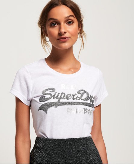 Superdry Vintage Logo Sparkle T-Shirt Vintage Logo Sparkle T-Shirt