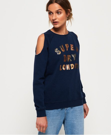 Superdry Alice Cold Shoulder Crew Sweatshirt Alice Cold Shoulder Crew Sweatshirt