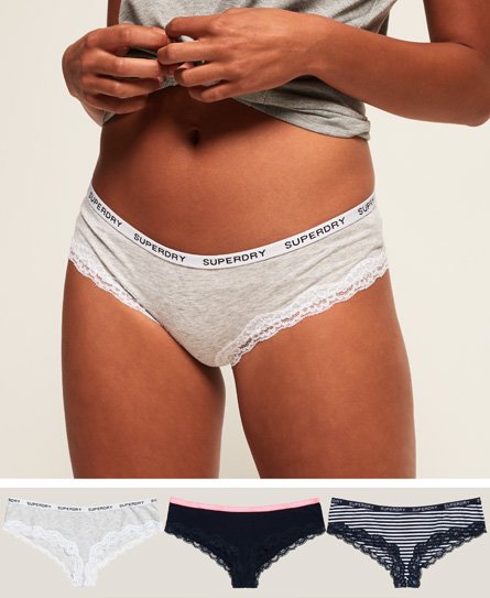 Superdry Lolalace Slips im Dreierpack Lolalace Slips im Dreierpack