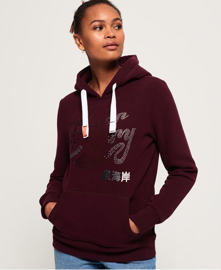 Superdry Classic Rhinestone-hettegenser Classic Rhinestone-hettegenser