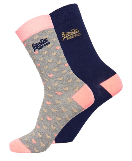 Superdry All Over Sparkle Socks Double Pack All Over Sparkle Socks Double Pack