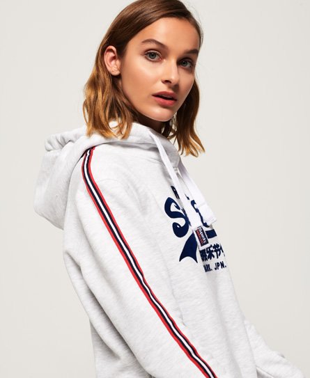 Superdry Vintage Logo League College Crop Hoodie Vintage Logo League College Crop Hoodie