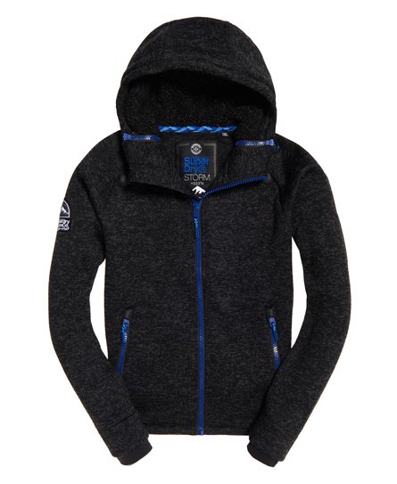 storm double zip hoodie