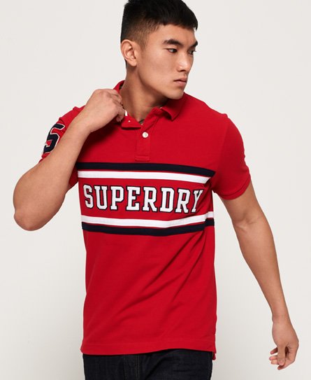 Superdry Classic International Applique Polo Shirt Classic International Applique Polo Shirt 79162