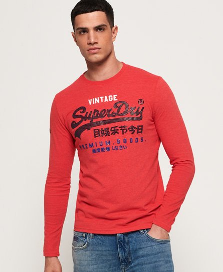 Superdry Pitkähihainen Premium Goods Infill -paita Pitkähihainen Premium Goods Infill -paita