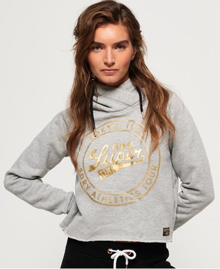 Superdry Sweat à capuche court Ace Metallic Sweat à capuche court Ace Metallic