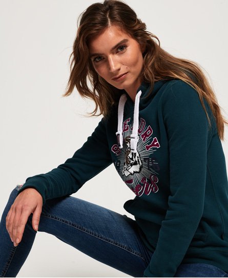 Superdry Tigers 1976 Sparkle Hoodie Tigers 1976 Sparkle Hoodie