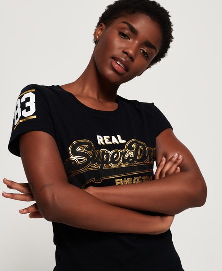 Superdry Vintage Logo Duo Foil -T-paita Vintage Logo Duo Foil -T-paita