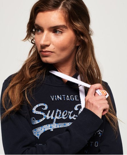Superdry Shirt Shop Infill Emboss Hoodie Shirt Shop Infill Emboss Hoodie105444