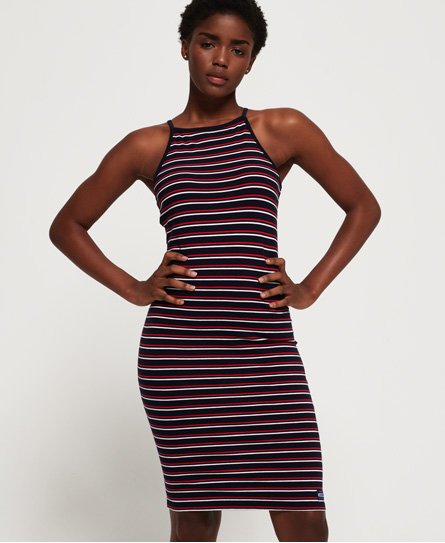 Superdry Abito Strappy Stripe Midi Abito Strappy Stripe Midi
