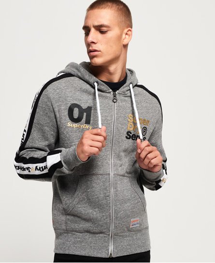 Superdry Series Track Zip Hoodie Series Track Zip Hoodie