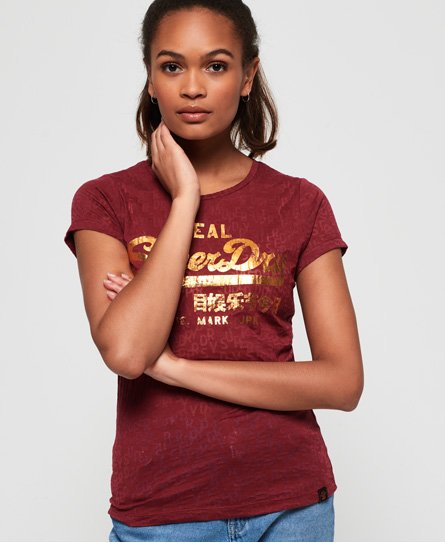 Superdry Vintage Logo Burn Out -T-paita Vintage Logo Burn Out -T-paita