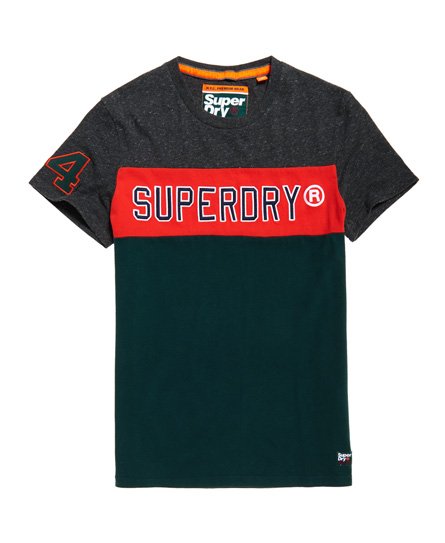 Superdry Applique Colour Block Short Sleeve T-Shirt Applique Colour Block Short Sleeve T-Shirt