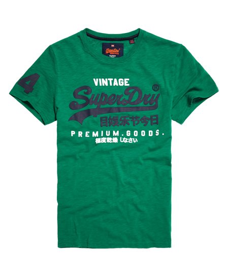 Superdry Premium TEEDASH Green T-Shirt Premium Equipment Tee Man 
