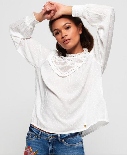 Superdry Rosey Lace Top Rosey Lace Top101338