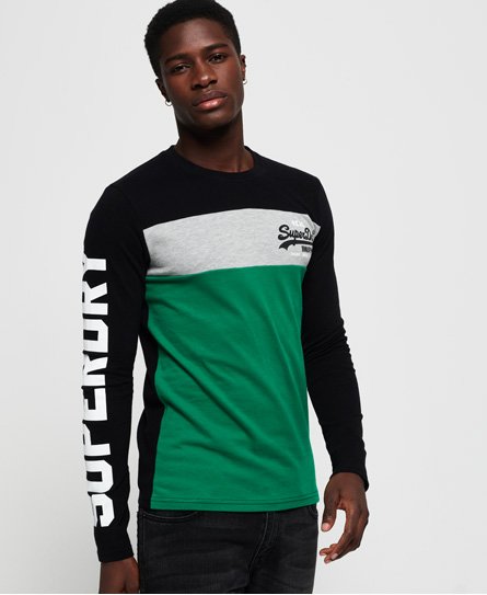Superdry Vintage Logo Panel Long Sleeve T-Shirt Vintage Logo Panel Long Sleeve T-Shirt145973