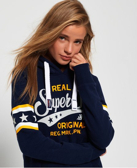 Superdry Real Originals Airtex Hoodie Real Originals Airtex Hoodie93015