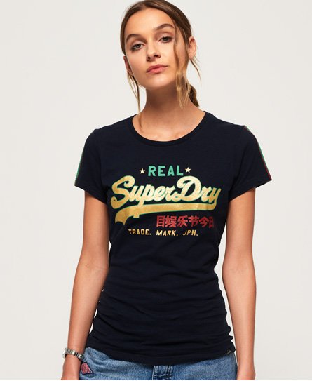 Superdry Vintage Logo Regal Stripe T-Shirt Vintage Logo Regal Stripe T-Shirt91627