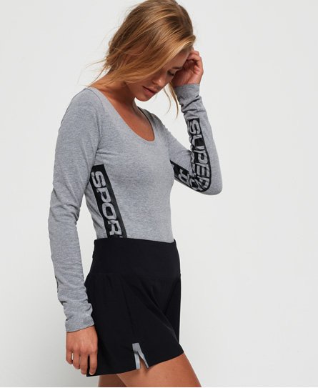 Superdry Street Sport Classic Long Sleeve Bodysuit Street Sport Classic Long Sleeve Bodysuit